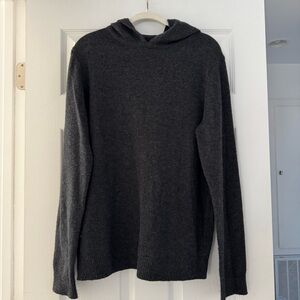 Men’s Jenni kayne Charcoal Gray cashmere Hoodie